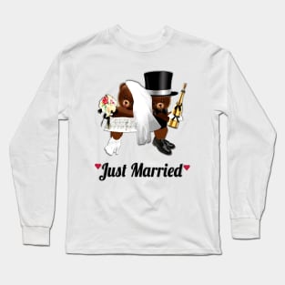 Marriage Day. Just Married Long Sleeve T-Shirt